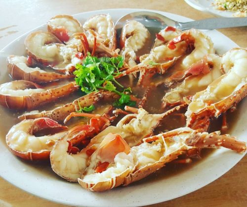 lobster lunch at desaru