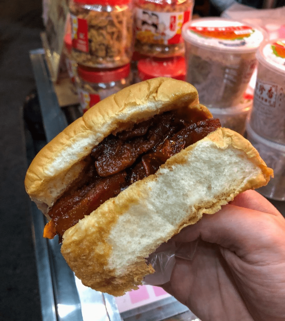 bak kua bread