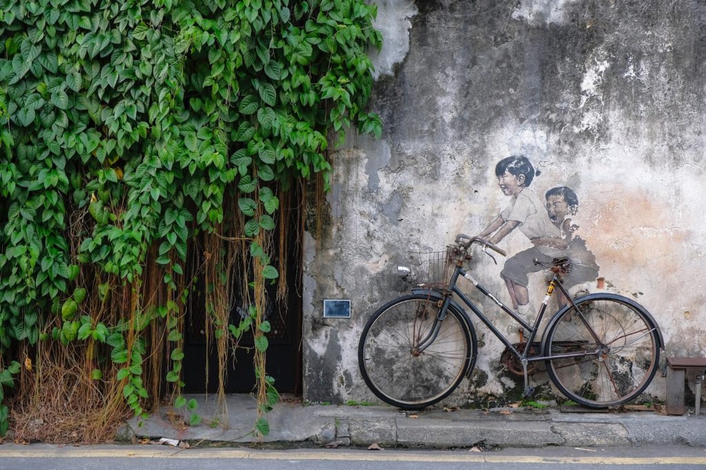 mural art street of George Town